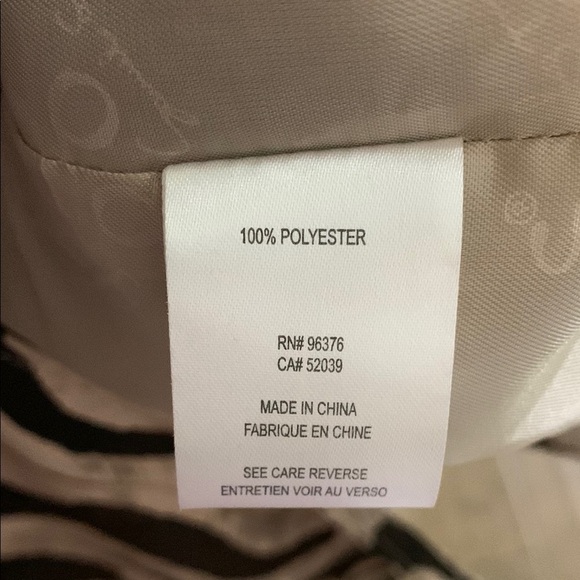 SAMUEL DONG Zebra Print Trench Coat - Picture 10 of 11